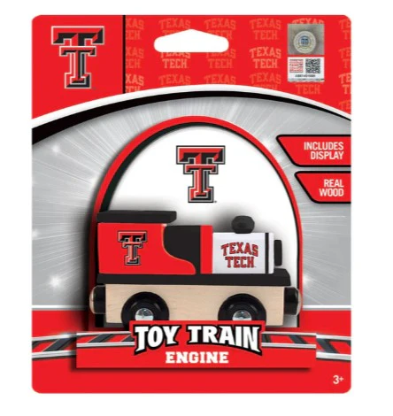 Texas Tech Wood Train Engine (TTU2100) - Image 2