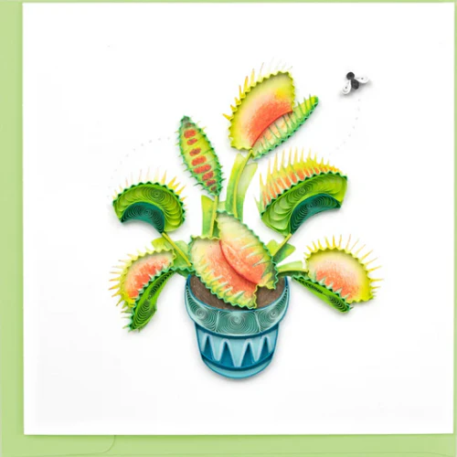 Venus Flytrap Quilling Card (BL1358) - Image 2