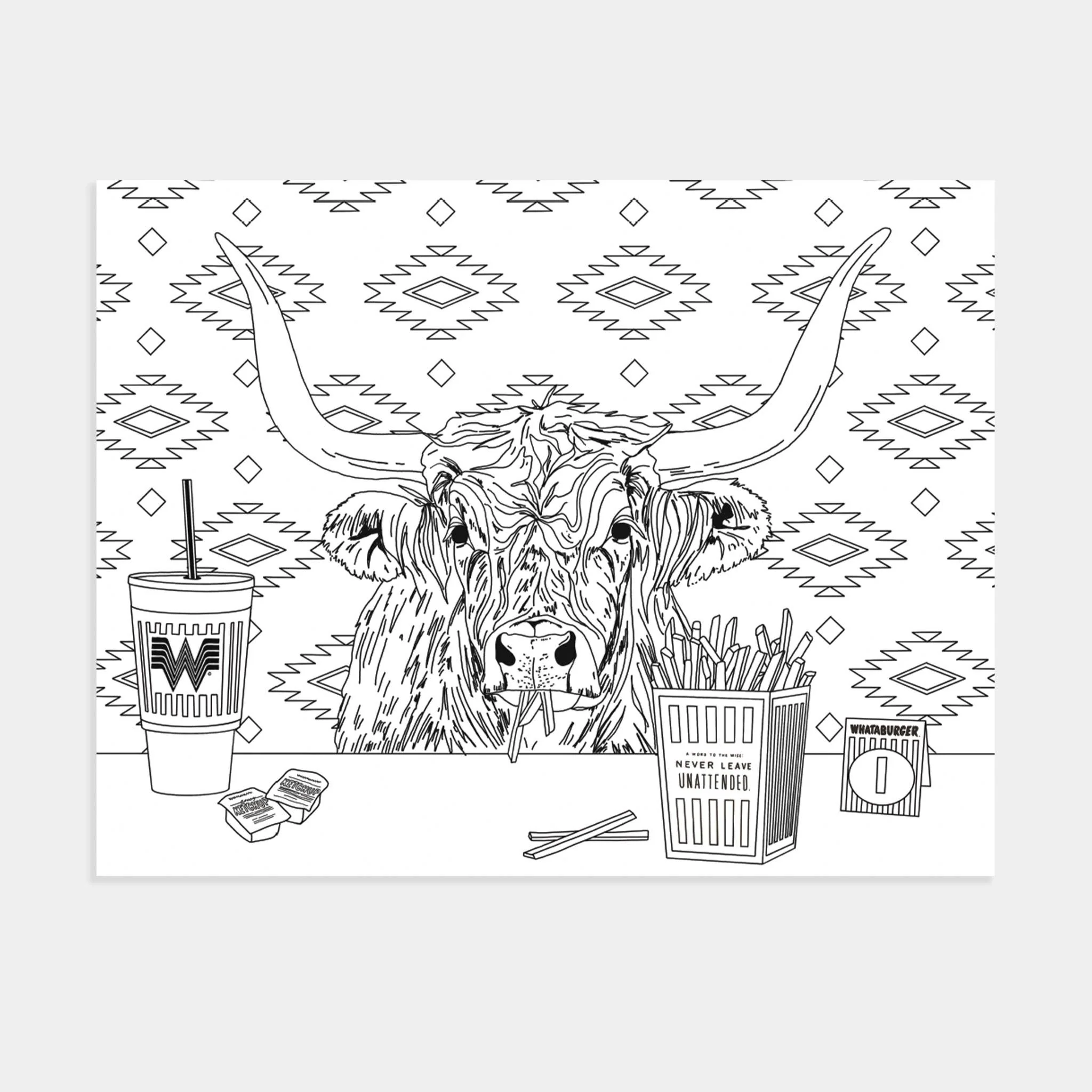 Whataburger Coloring Posters: Fun Food-Themed Coloring - Image 3
