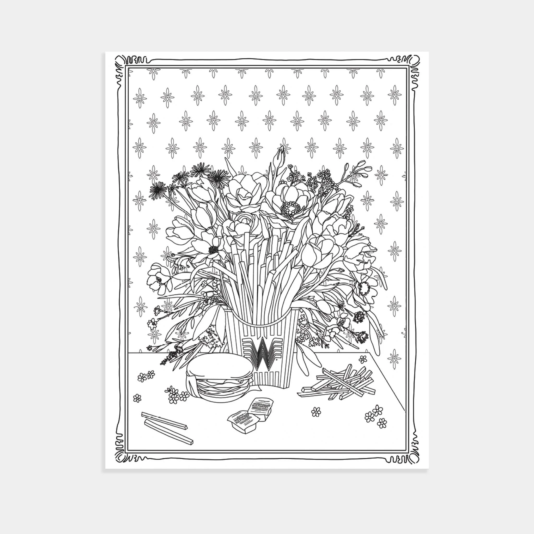 Whataburger Coloring Posters: Fun Food-Themed Coloring - Image 4