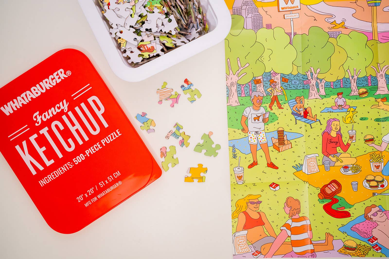 Whataburger Fancy Ketchup Puzzle: 500-Piece Puzzle - Image 2