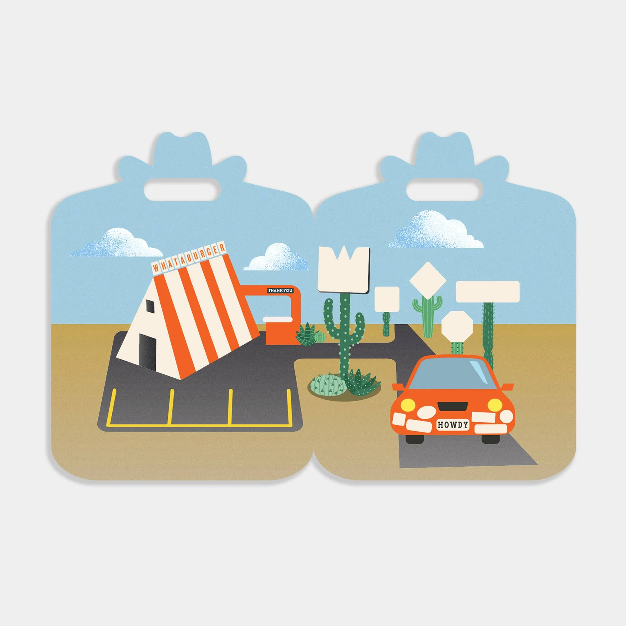 Whataburger Little Foodies Reusable Sticker Play Set (Texas) - Image 3