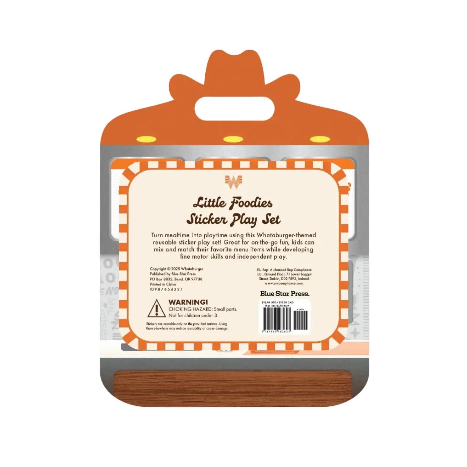 Whataburger Little Foodies Reusable Sticker Play Set (Texas) - Image 4