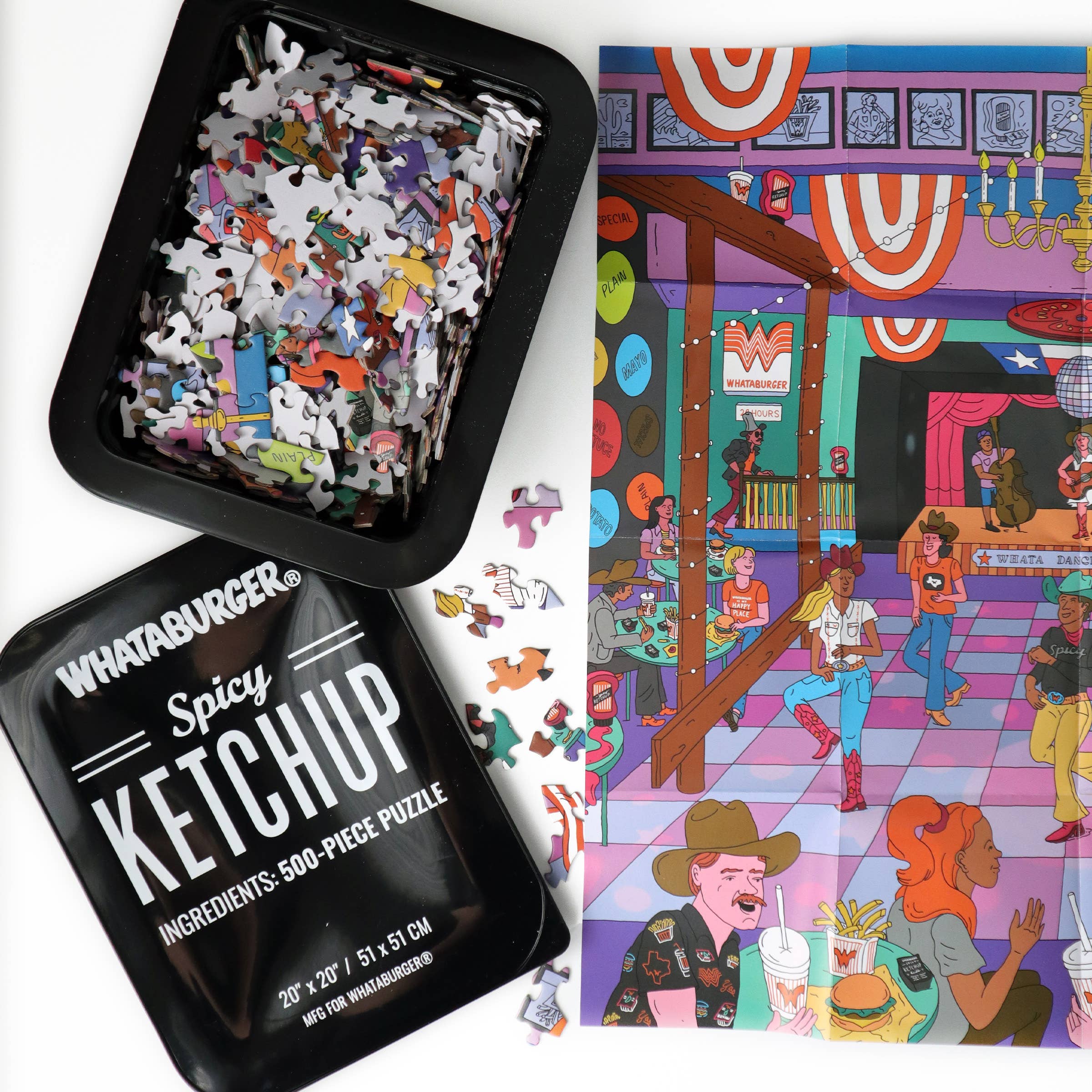 Whataburger Spicy Ketchup Puzzle: 500-Piece Puzzle - Image 7