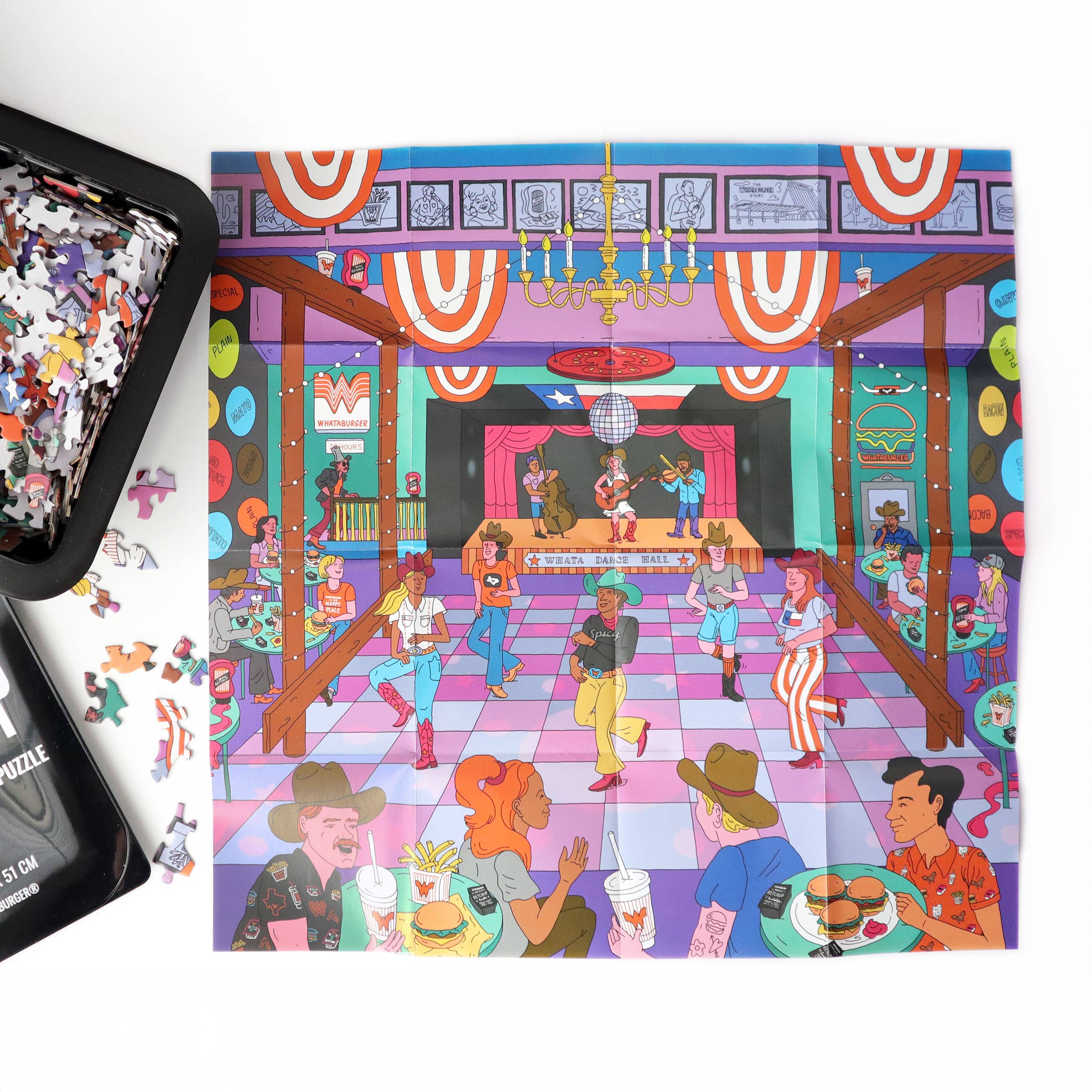 Whataburger Spicy Ketchup Puzzle: 500-Piece Puzzle - Image 8