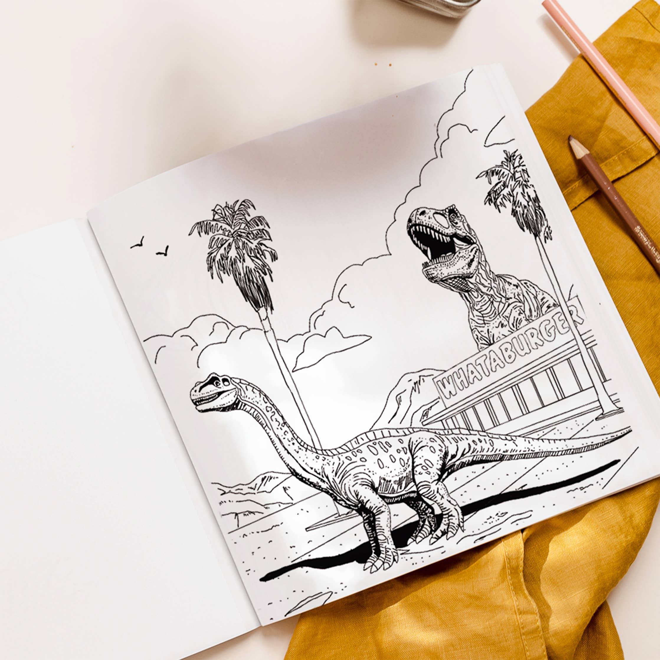 WhataWorld: Adult Coloring Book Featuring Frameable Wall Art - Image 6