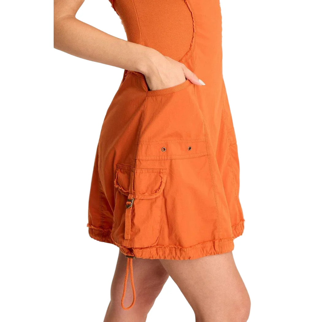 XCVI Damara Poplin Cargo Mini Dress - Image 3
